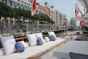 yacht lounge by grand prix race track