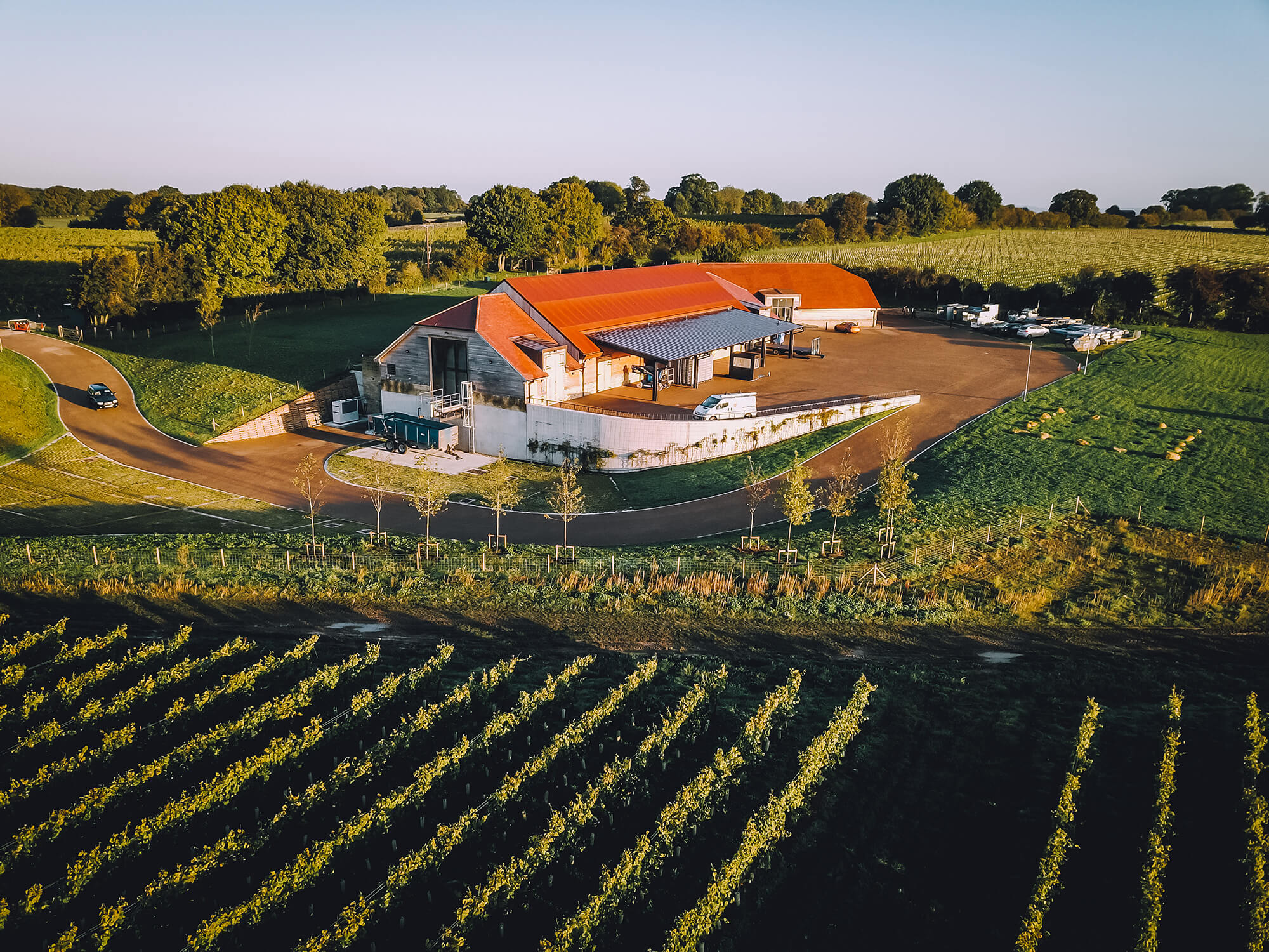 Nyetimber Pressing Centre at West Chillington