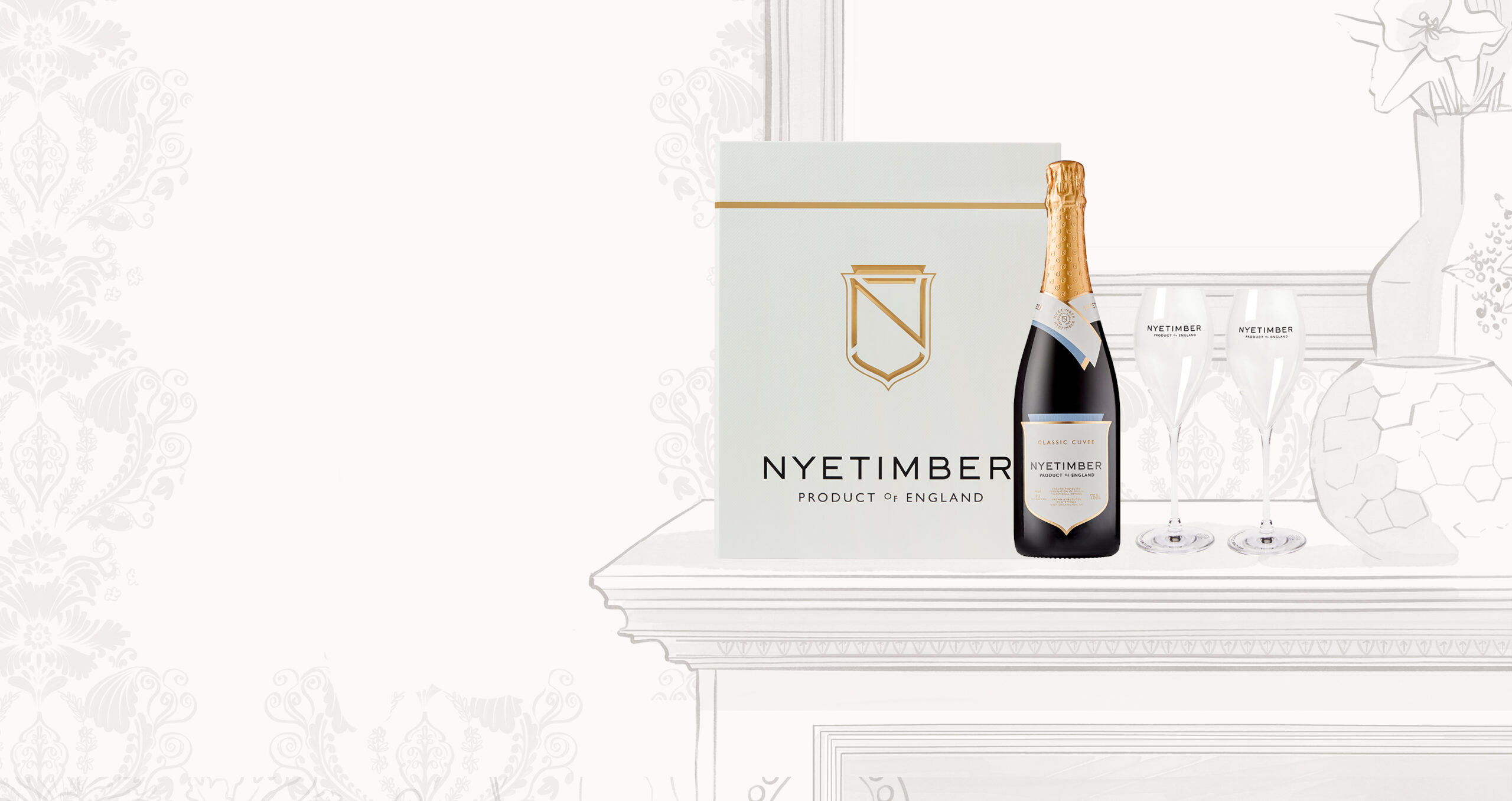 Nyetimber Gift Set with Glasses