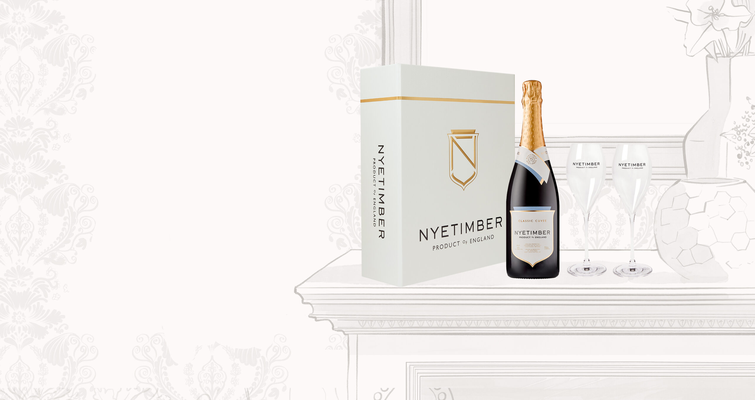 Nyetimber Gift Set with Glasses