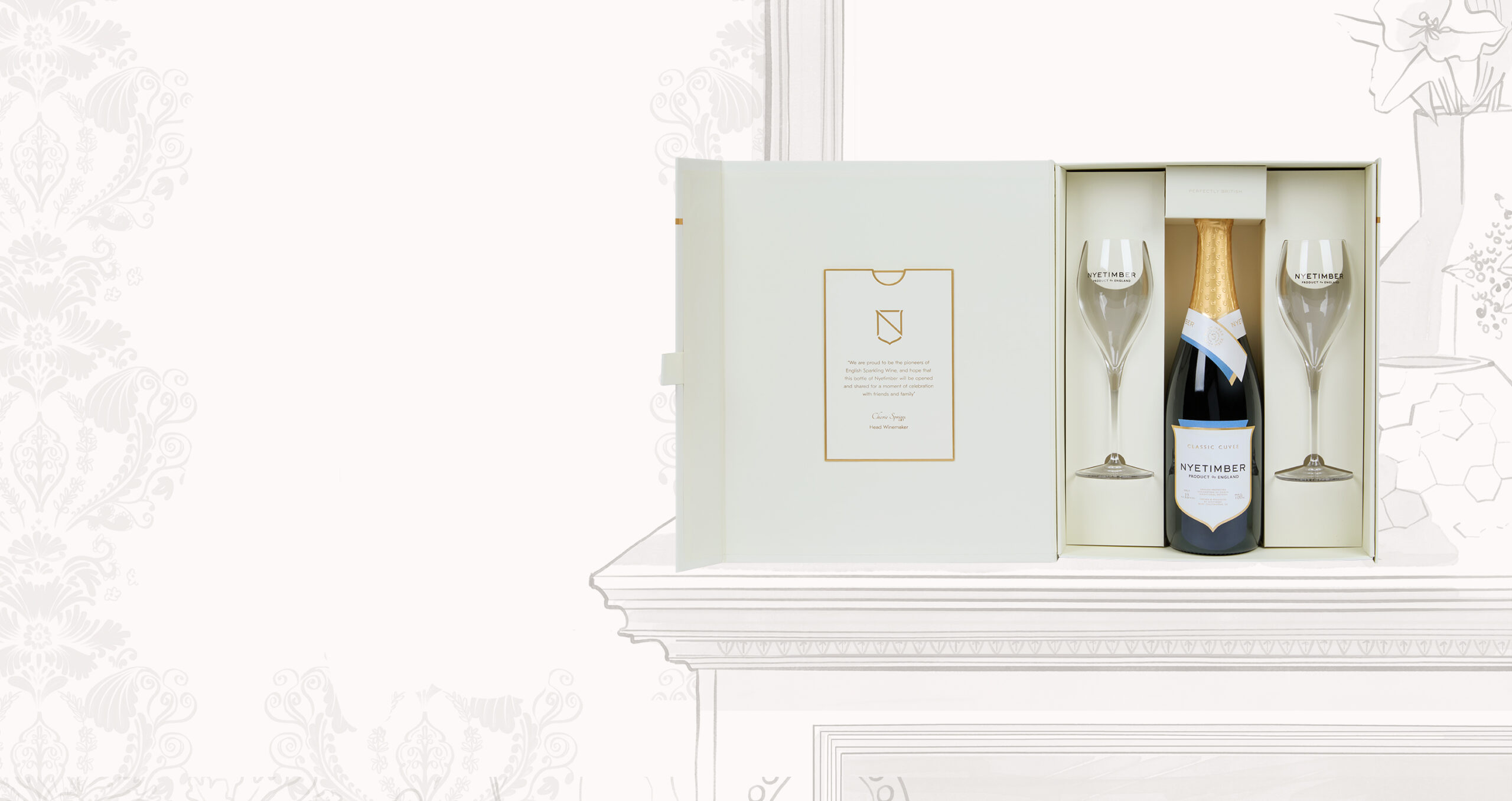 Nyetimber Gift Set with Glasses