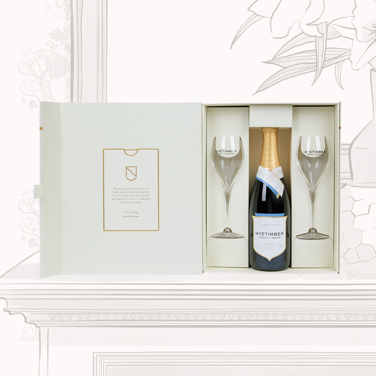 Nyetimber Gift Set with Glasses
