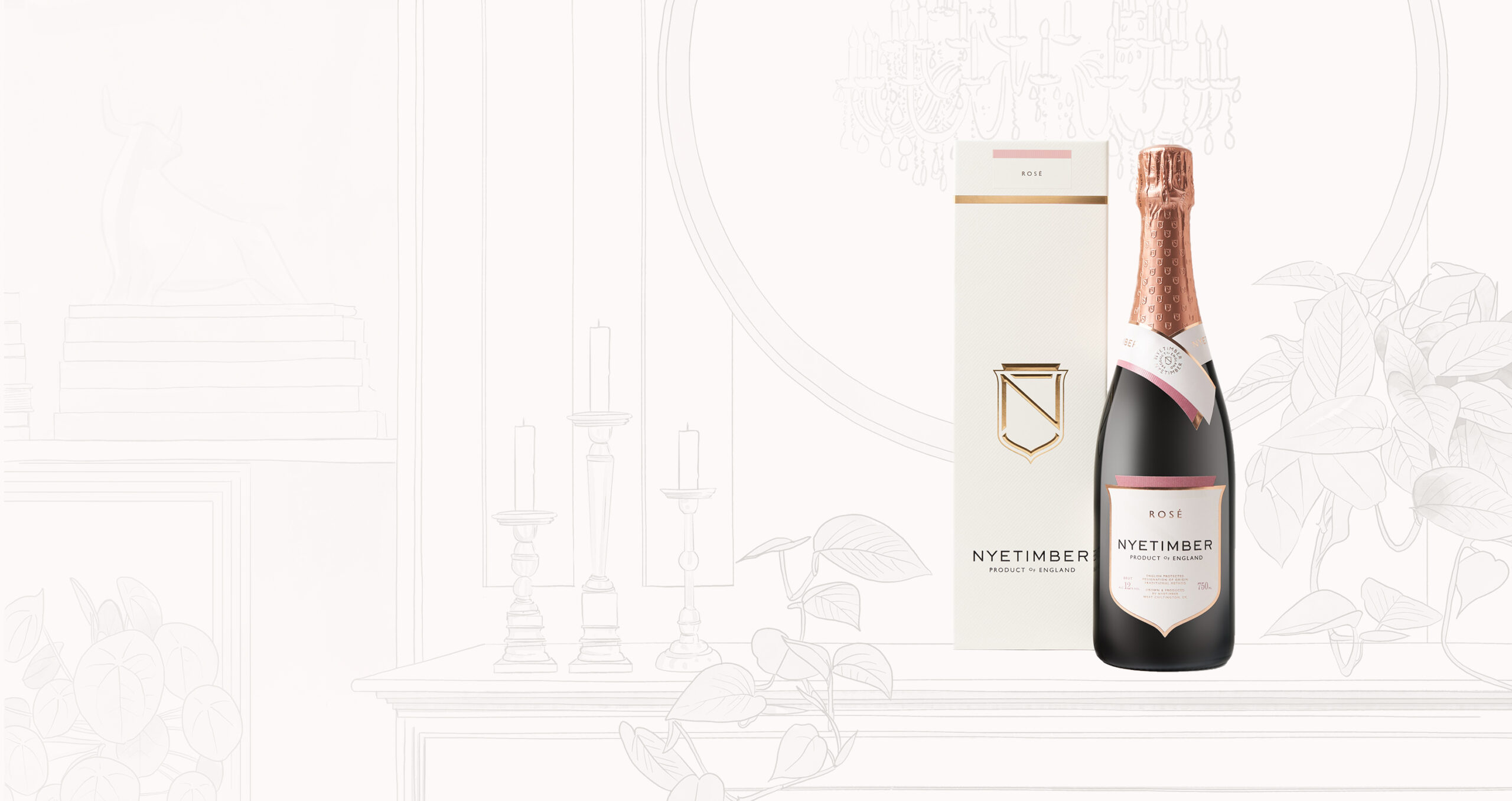 Sparkling Rosé Multi Vintage Gift Box - Nyetimber