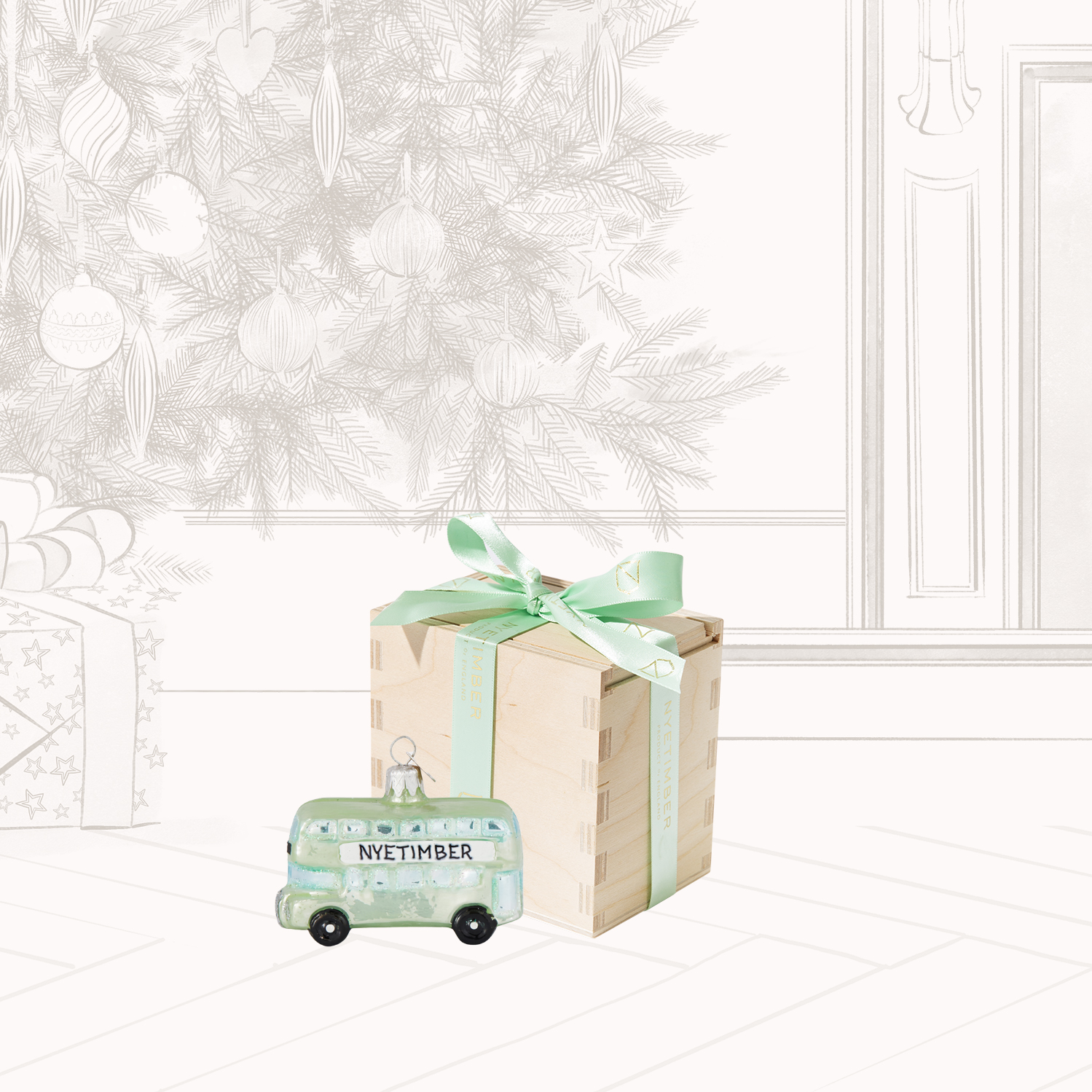 Nyetimber Bus Bauble