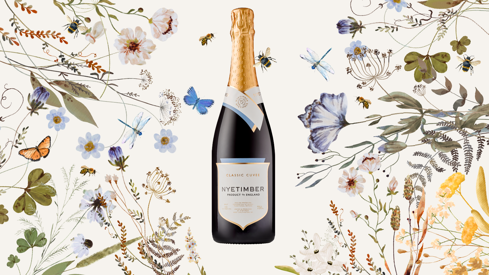 Nyetimber x South Downs Bee Lines Campaign