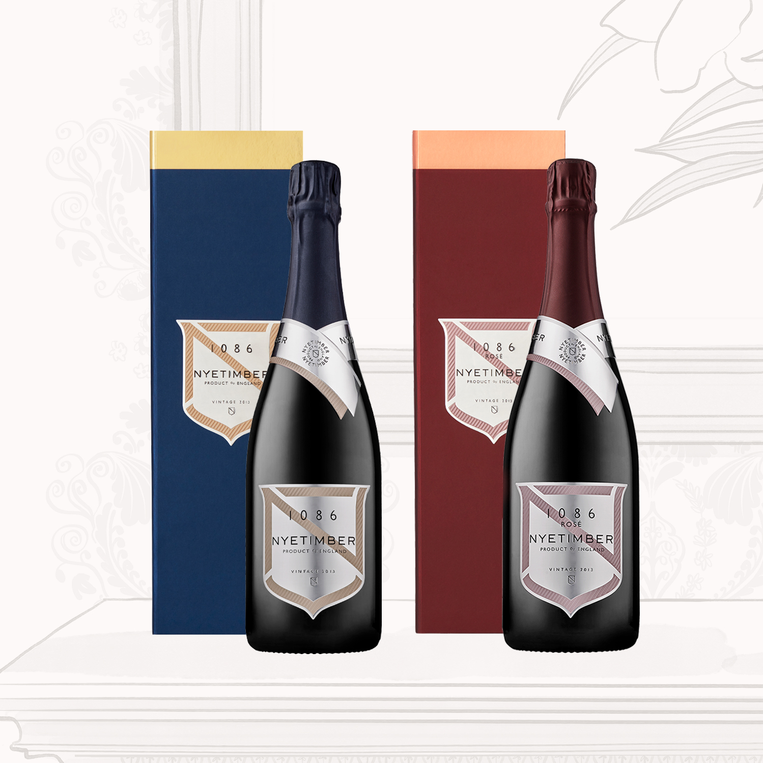 1086 2013 by Nyetimber Duo SetDuo Set