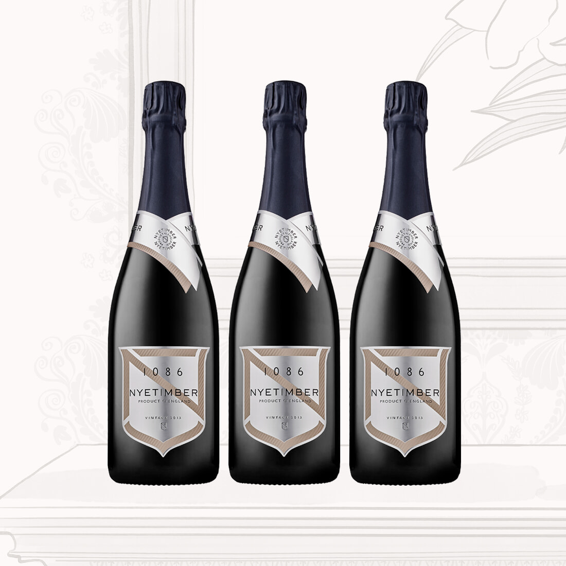 1086 by Nyetimber - 2013 Vintage Sparkling Cuvee Wine Trio