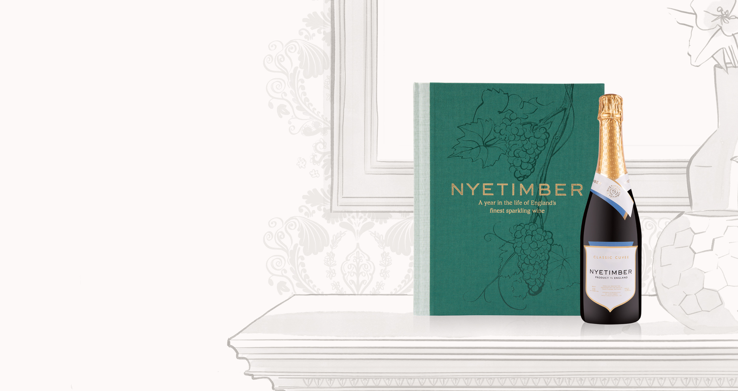 The Nyetimber Book and Sparkling Wine Duo Set