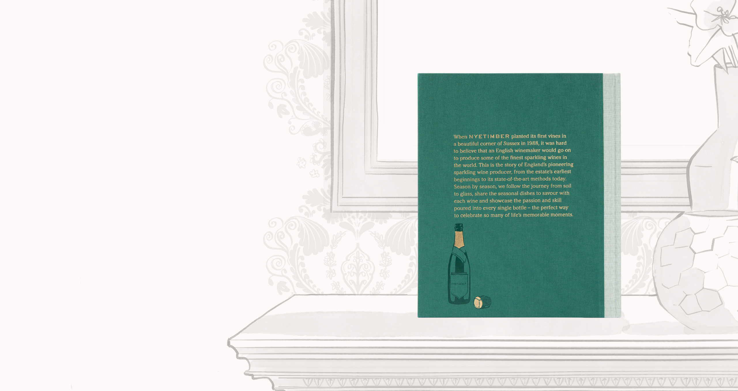 The Nyetimber Book and Sparkling Wine Duo Set