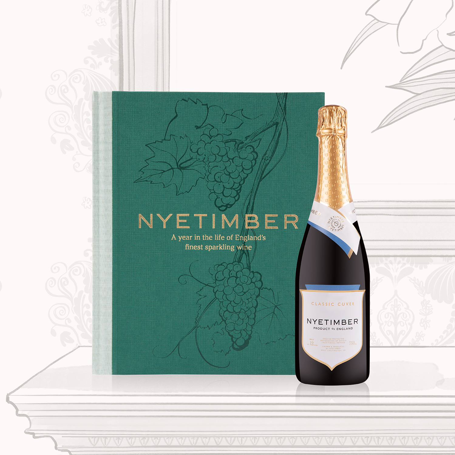 The Nyetimber Book and Sparkling Wine Duo Set